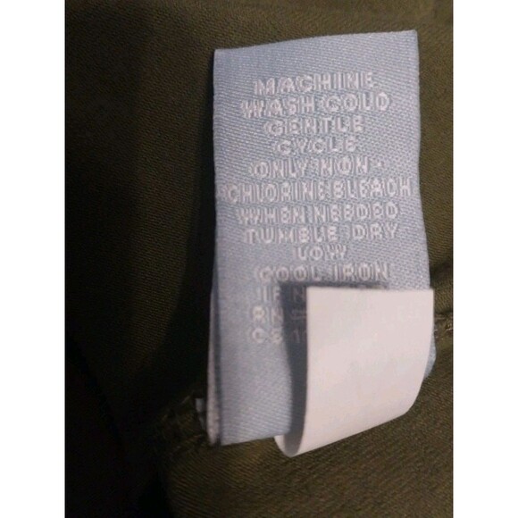 Liz & Me Women's Top 3X (26/28W) Green Embroidered Boho Peasant Short Sleeve Tee - Picture 7 of 7